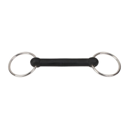 Loose Ring Straight Flexible  Mouth Rubber Bit