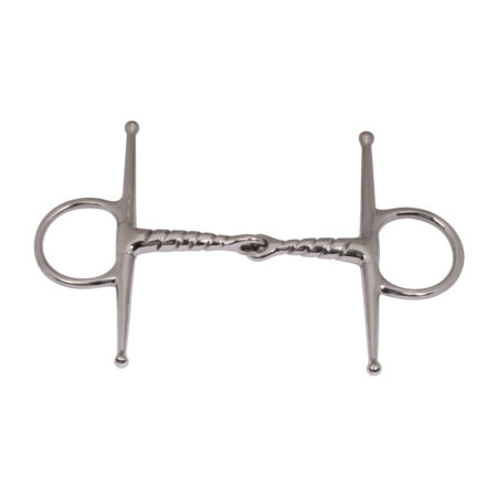 Full Cheek Egg Butt Single Jointed Cork Screw SS Mouth