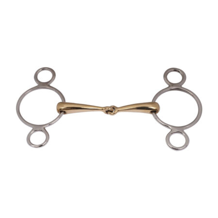 Pessoa 3 Ring Bit, Thin Hollow Cuprium Mouth