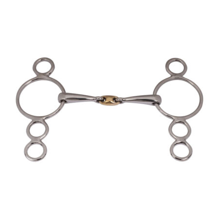 Show Jumping Bit Double Jointed with KK link