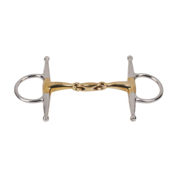 Fullcheek Double Jointed Cuprium Mouth Bit With Tolt Link