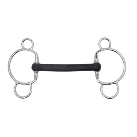 Pessoa Rubber Bit Flexible Mullen  Mouth
