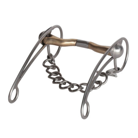 Icelandic Cambridge Roller Mouth Cuprium Bit , Revolving Cheeks