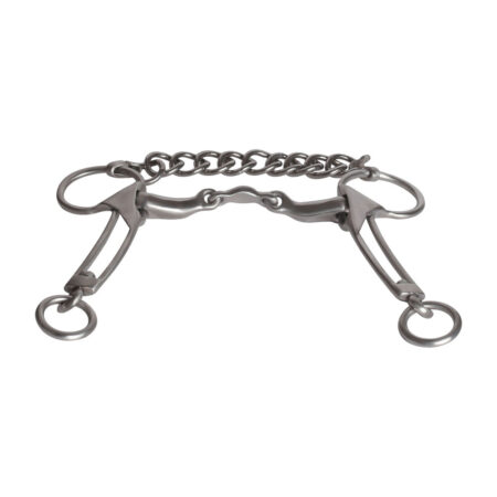 Icelandic Dble Jointed Tongue Freedom Mouth Dull Polish  with Curved Link