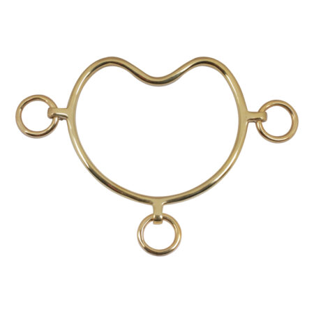 Anti-Rearing  Brass Bit