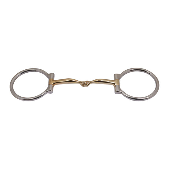 D Ring Snaffle with Copper Inlays