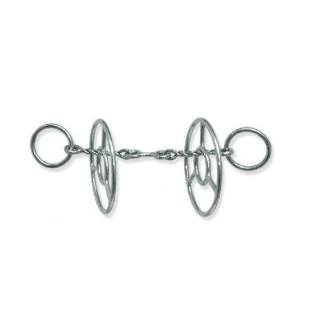 Dog Bone 1/8″ Twisted Wire Snaffle with